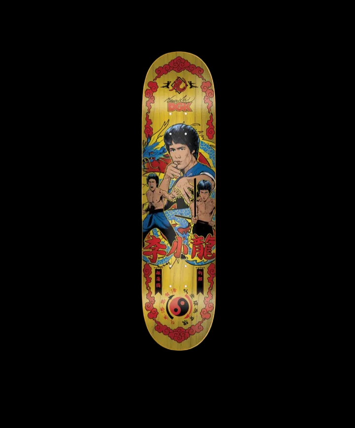 DGK x Bruce Lee Entire Collection Fury Focus Balance Dragon Legend Set of 5 Skate Decks
