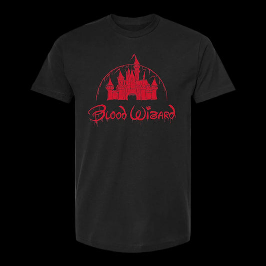 Blood Wizard "Darktasia Series" Gnardome Black/Red Disney Cult Shirt XL