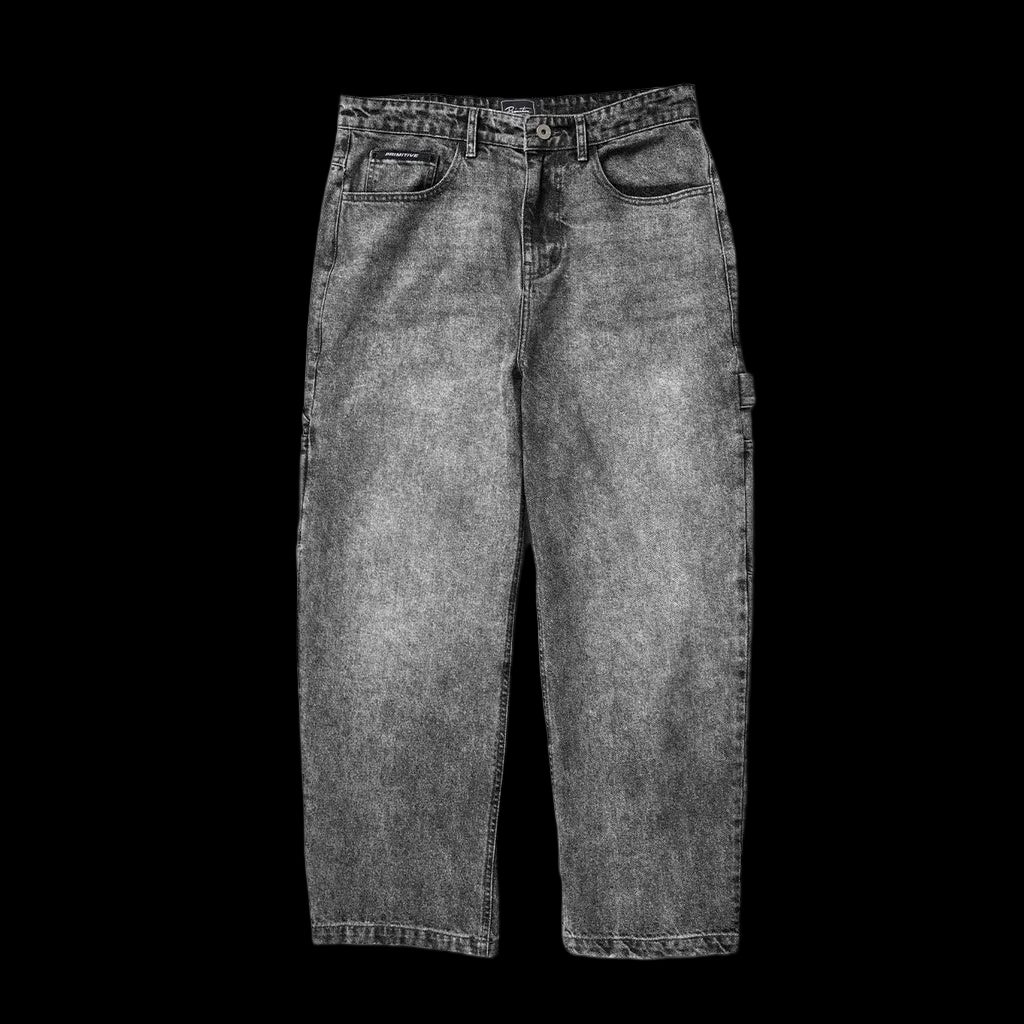 Primitive "Mason" Grey Baggy Carpenter Skate Jeans