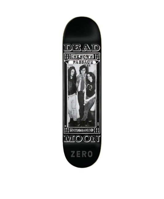 Zero Skateboards Dead Moon "Unknown Passage" Group Photo Rock Band Skate Deck 8.5"