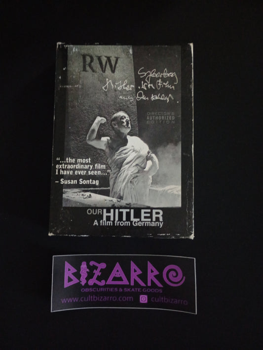 VERY RARE Our Hitler: A Film From Germany 2 DISC DVD Slipcover! booklet obscure
