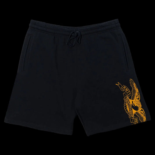 Anti Hero Skateboards Basic Eagle Black Sweat Shorts