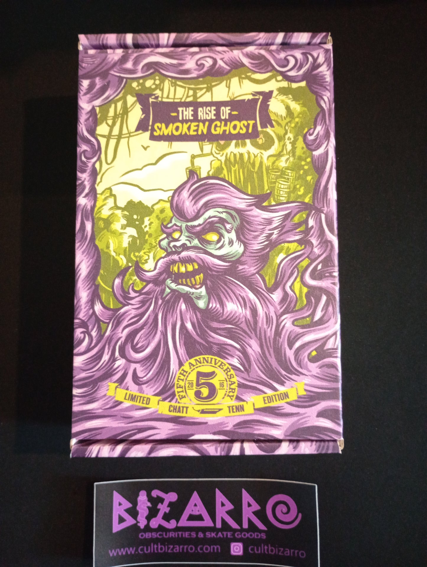 EXTREMELY RARE 5th Anniversary Hoff & Pepper Rise Of Smoken Ghost Hot Sauce