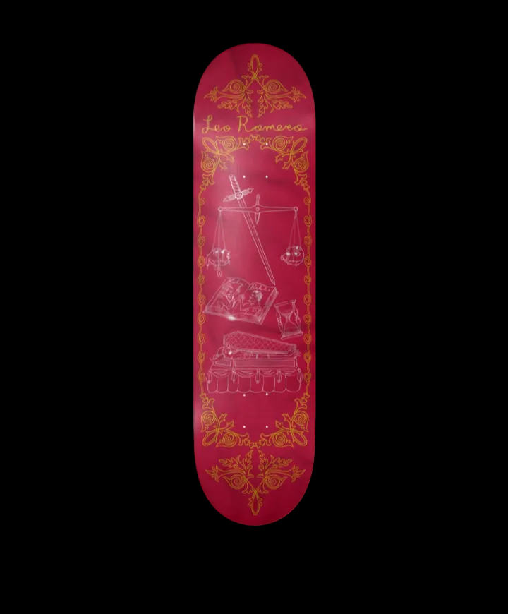 Toy Machine "Death Banner" Leo Romero Pro Skate Deck 8.5"