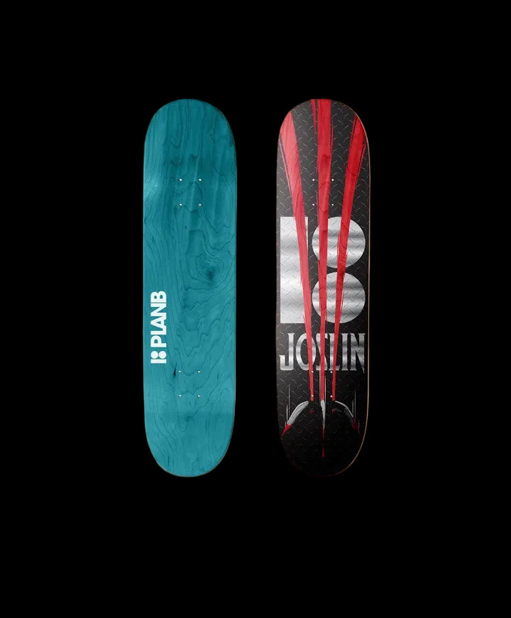 Plan B "Snikt" Variant Twin Tail SOTY Chris Joslin Pro Skate Deck 8.375"