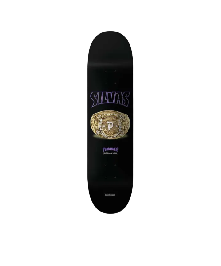 Primitive "SOTY" Trasher Skater of The Year 24' Miles Silvas Pro Skate Deck 8.25"