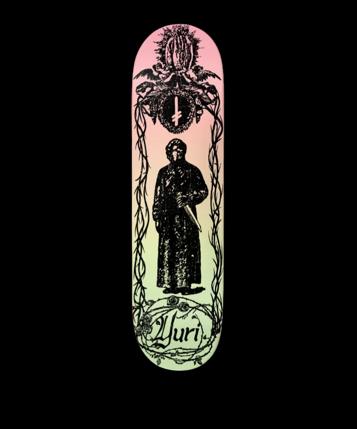 Deathwish Skateboards "Priest" Halloween 26' Yuri Facchini Pro Skate Deck 8.125"