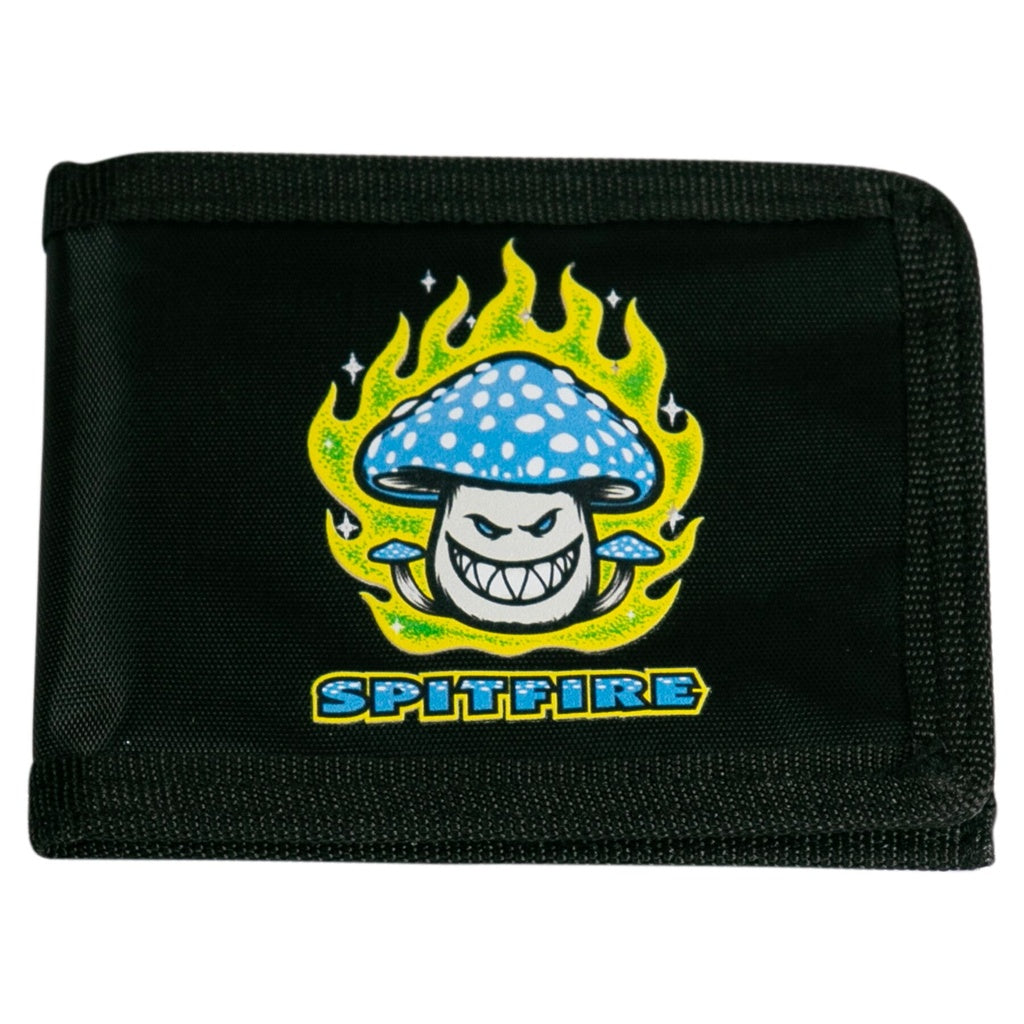 Spitfire Mushroom Bighead Black Yellow Wallet