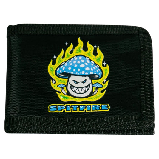 Spitfire Mushroom Bighead Black Yellow Wallet