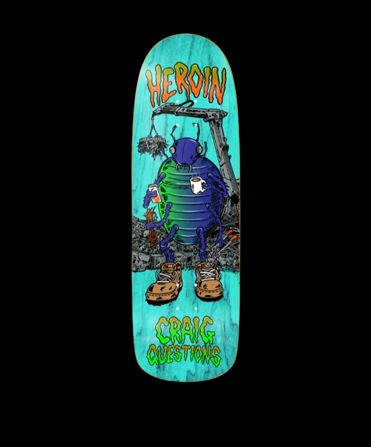 Heroin "Bug" Craig Questions Pro Pro Skate Deck 9.6"