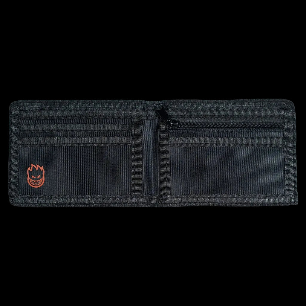 Spitfire Classic Wings Black Bi Fold Wallet