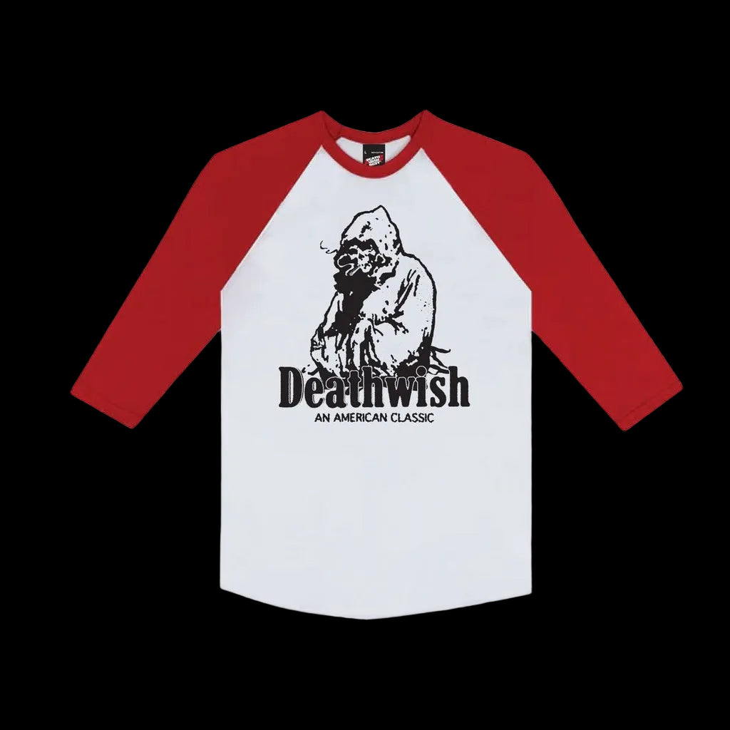 Deathwish American Classic Raglan White/Red/ Shirt