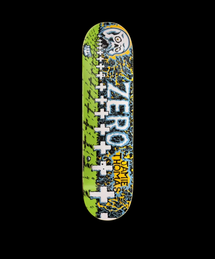 Zero Skateboards "Graveyard" Reissue Jamie Thomas Pro Skate Deck 8.25"