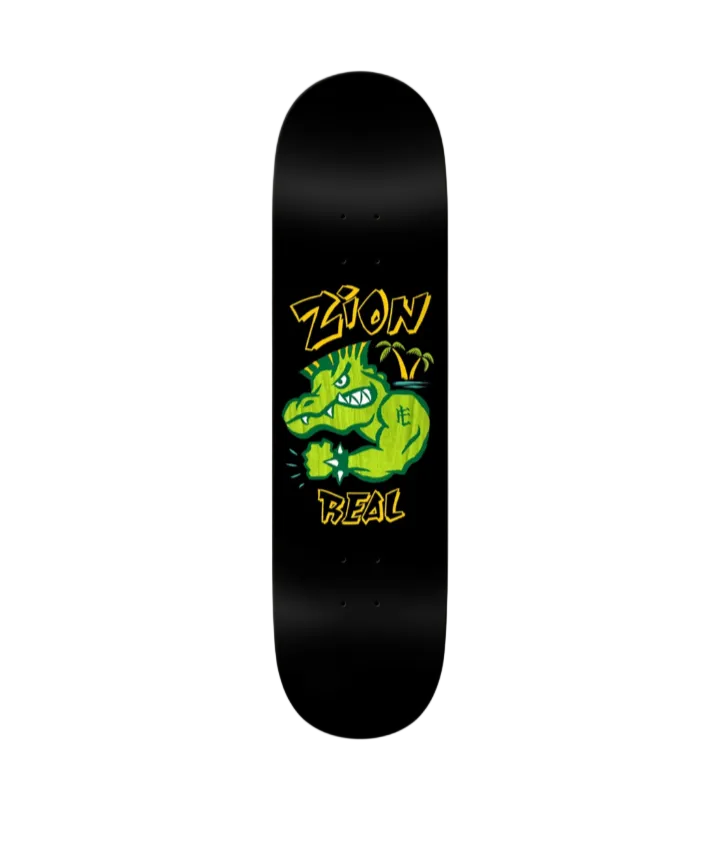 Real (Spring 26') "Bad Gator" Zion Wright Pro Skate Deck 8.5"