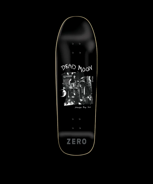 Zero Skateboards Dead Moon "Strange Pray Tell" Rock Band Shaped Skate Deck 9.25"