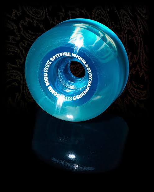 Spitfire Sapphires Full Conical Neon Blue Wheels 56mm 90du