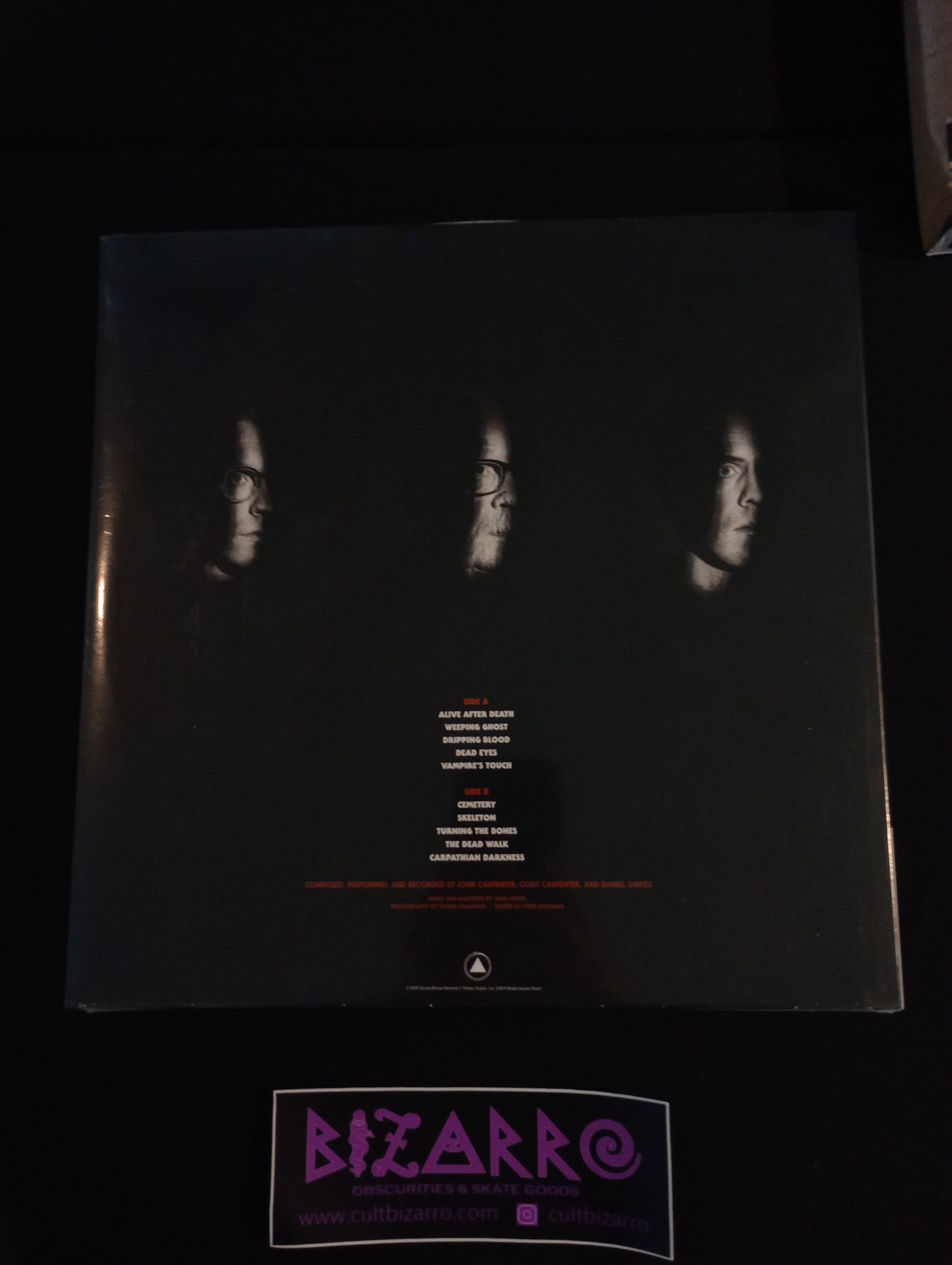 Waxwork Records Rob Zombie's Halloween 1 & 2 OST Vinyl Records w/slipmat + John Carpenter's Lost Themes III Vinyl Record
