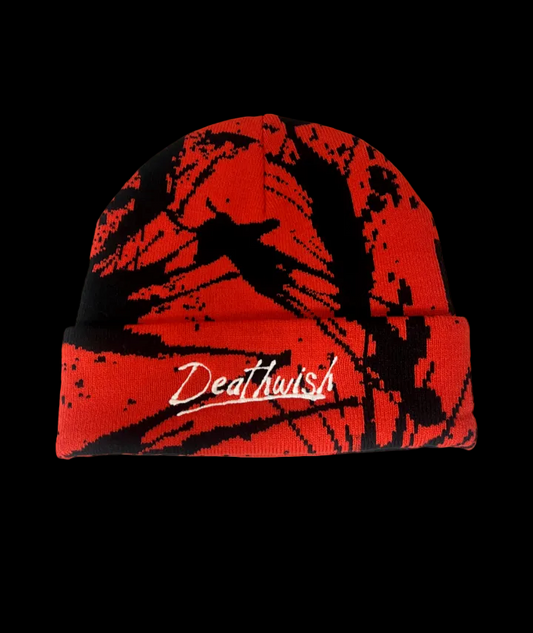 Deathwish "Kumate" Bloodsport Cult Film Karate Red/Black Beanie