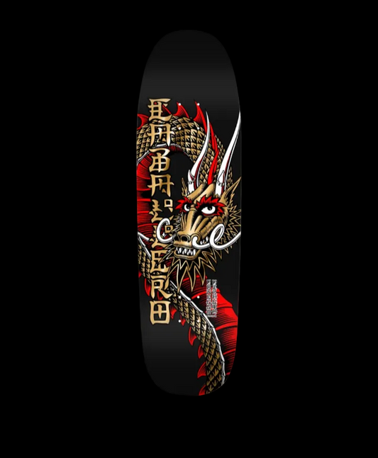Powell Peralta "Ban This Dragon" Gold Foil Caballero Pro Shaped Skate Deck 9.26"