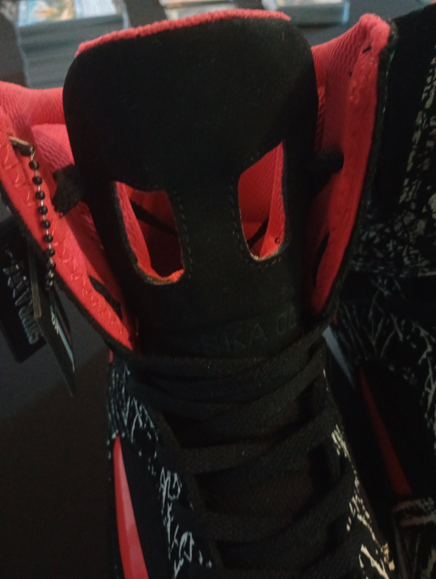 Supra SkyTop II Y2K (Pre-Owned) Zebra/Blk/Red Vtg skate shoes 12