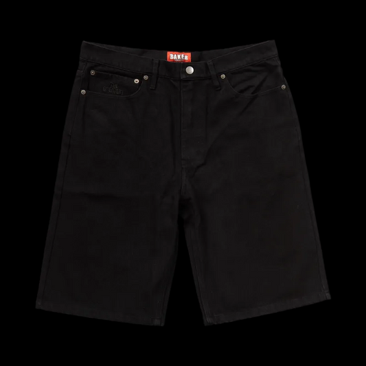 Baker Skateboards "Warner" Black Denim Baggy Skate Shorts
