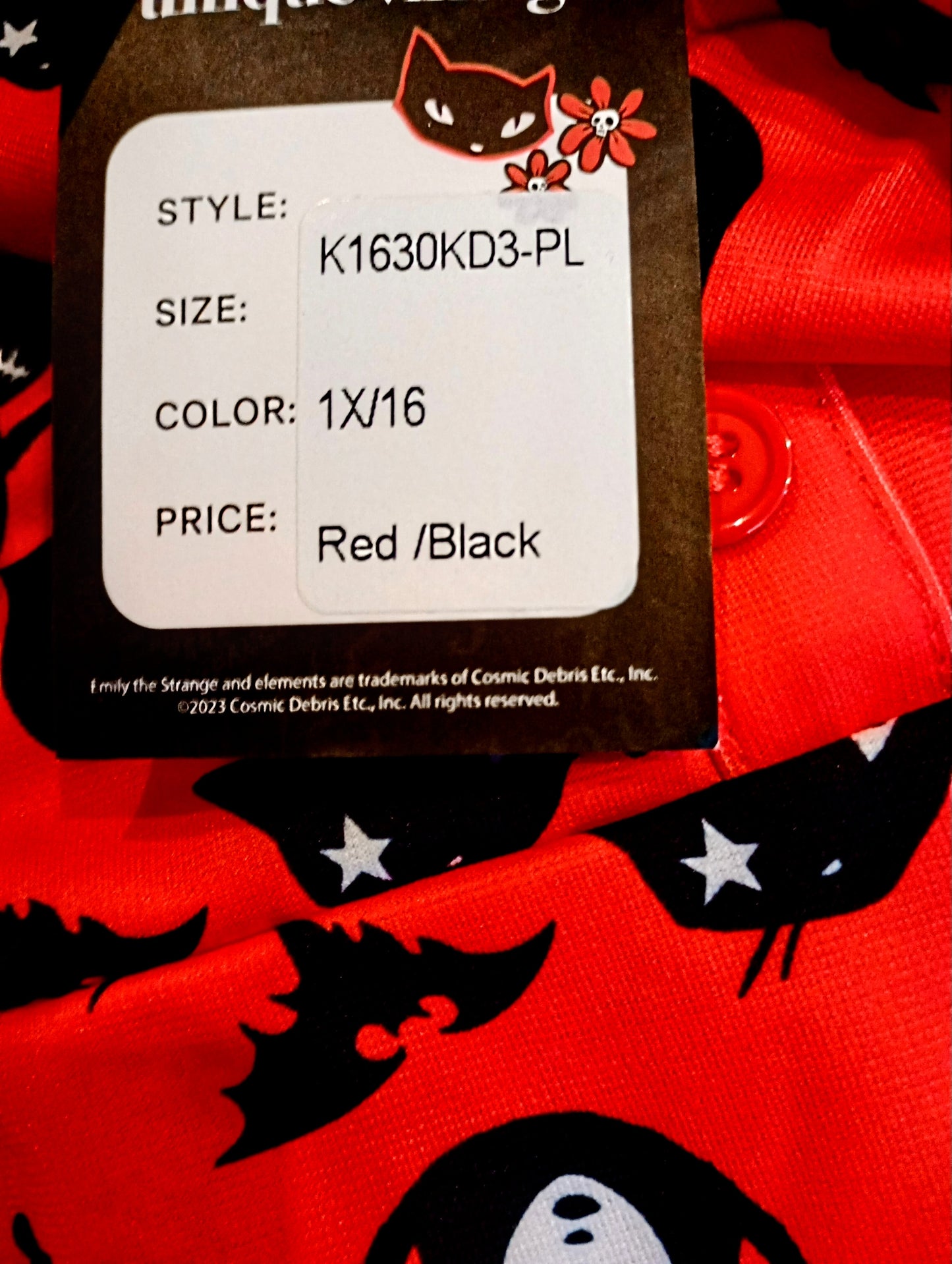 Emily Strange Ltd Edition Goth Love Witchcraft Dress