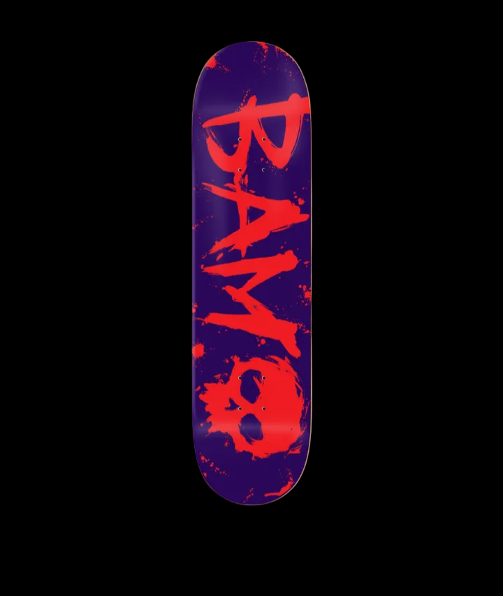 Zero Skateboards x BAM 3 Collection "Plunger" "Purple Blood" "Stigoi" Pro Skate Decks Full Set 8.25"