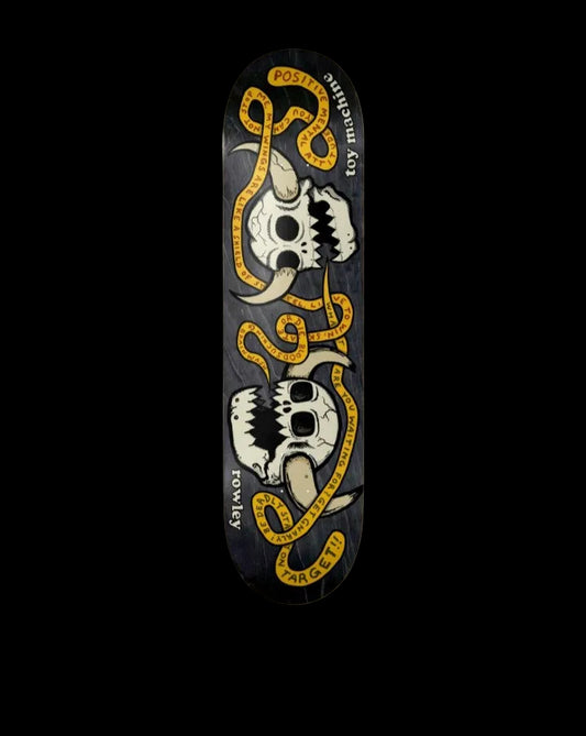 Toy Machine "Skulls" Geoff Rowley Pro Skate Deck 8.25"