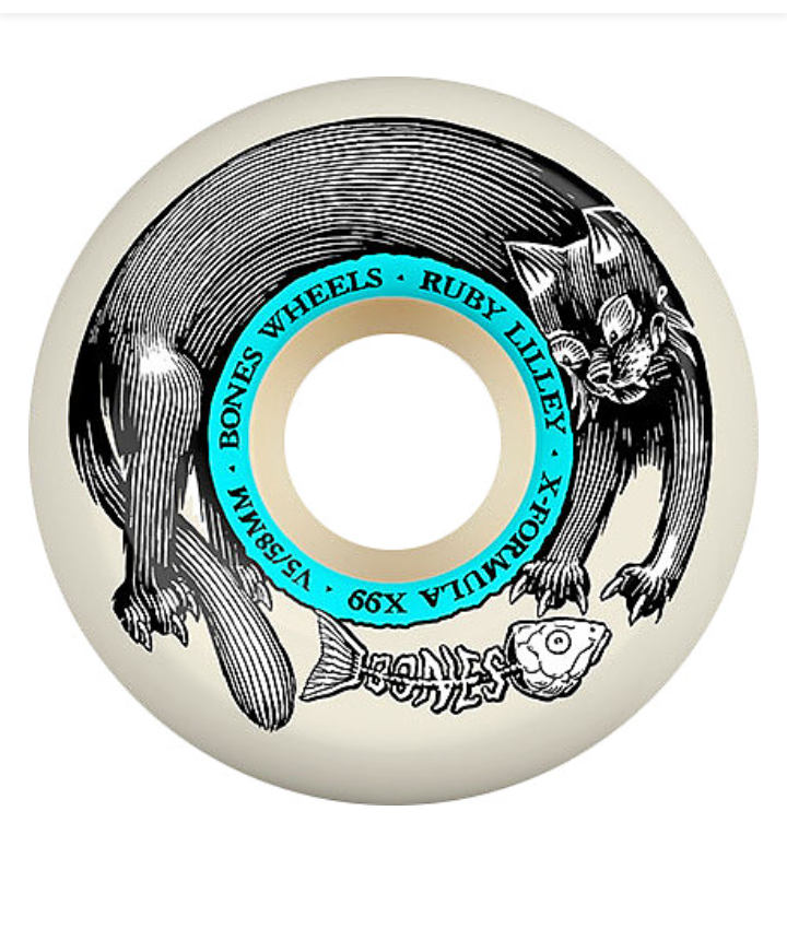 Bones X-Formula "Black Cat" V5 Ruby Lilley Pro Skate Wheels Multi Sizes