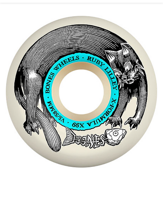 Bones X-Formula "Black Cat" V5 Ruby Lilley Pro Skate Wheels Multi Sizes