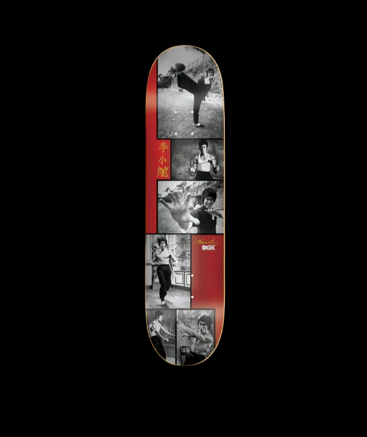 DGK x Bruce Lee Entire Collection Fury Focus Balance Dragon Legend Set of 5 Skate Decks