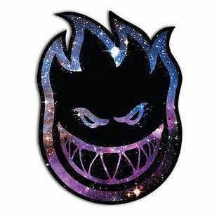 Spitfire Wheels 2021 Spaceburn Bighead Large skateboard sticker